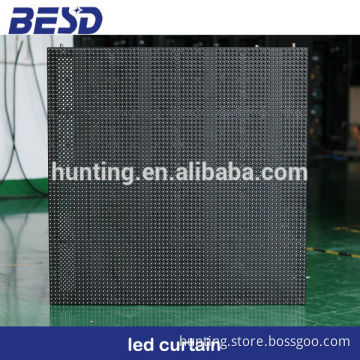 stage background P10 led curtain,led mesh curtain,led video curtain